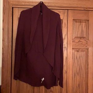 Burgundy Cardigan